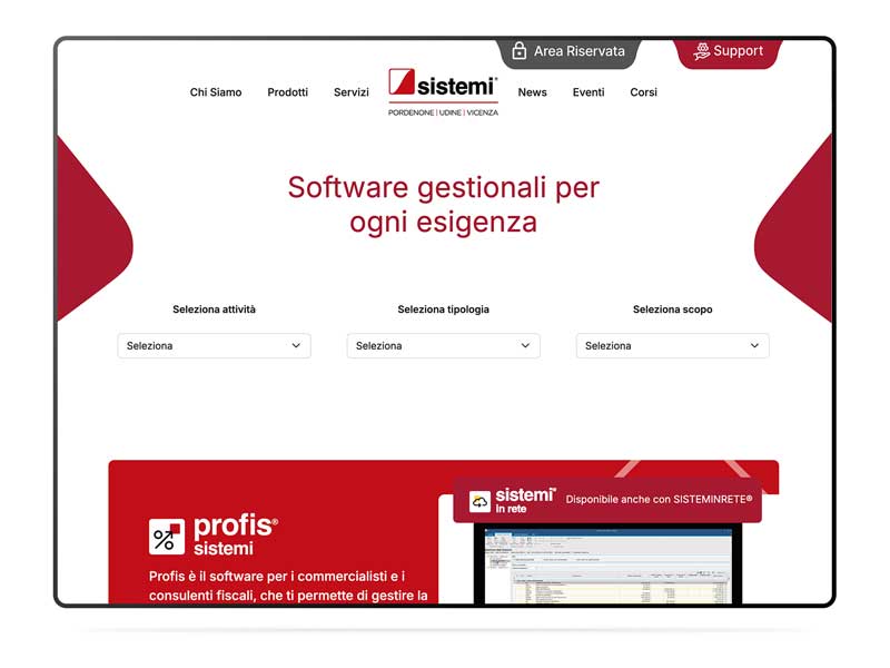 Sistemi: un sito aziendale evoluto per comunicare, informare e formare i propri clienti