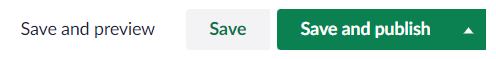 Umbraco Salvare e pubblicare le pagine