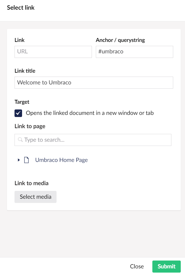 Umbraco Link to an Anchor on the Same Page 003
