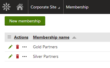 XTR K13 Gestione delle membership