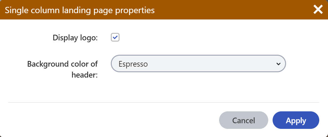 XTR K13 Utilizzo dei page template Configurazione dei template di pagina Proprietà
