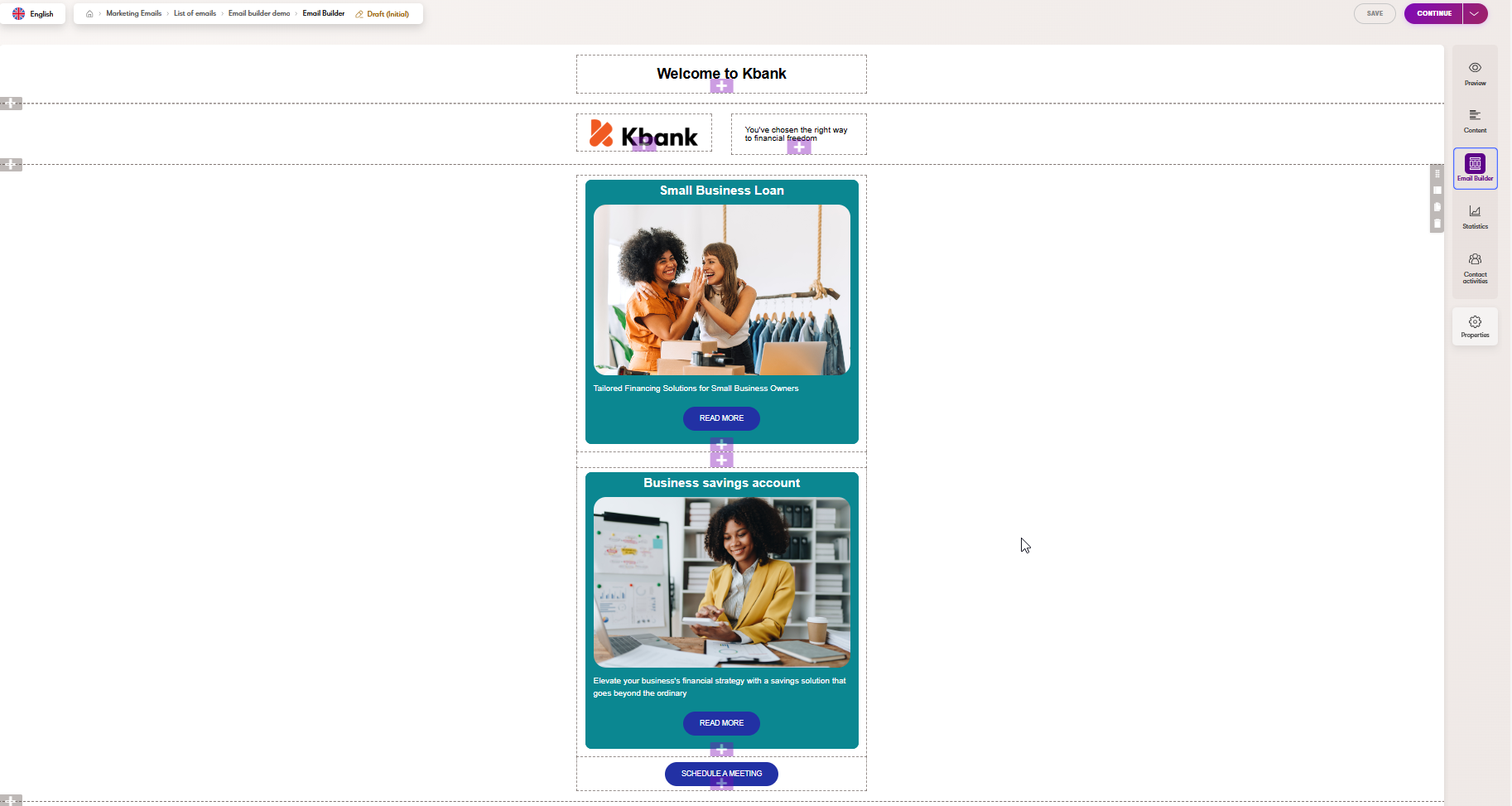 XTR XbyK Esplora Email Builder e crea email che catturano l’attenzione