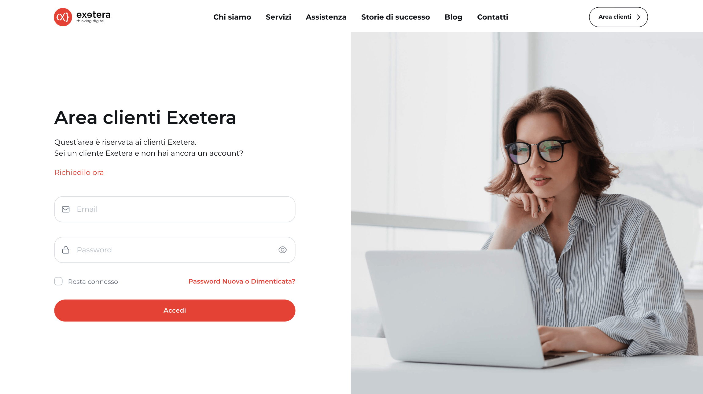 Doc Area Clienti Effettuare il login