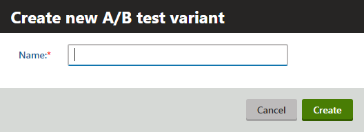 XTR K13 Test A/B delle email di marketing Creazione di A/B test per le email di marketing Name