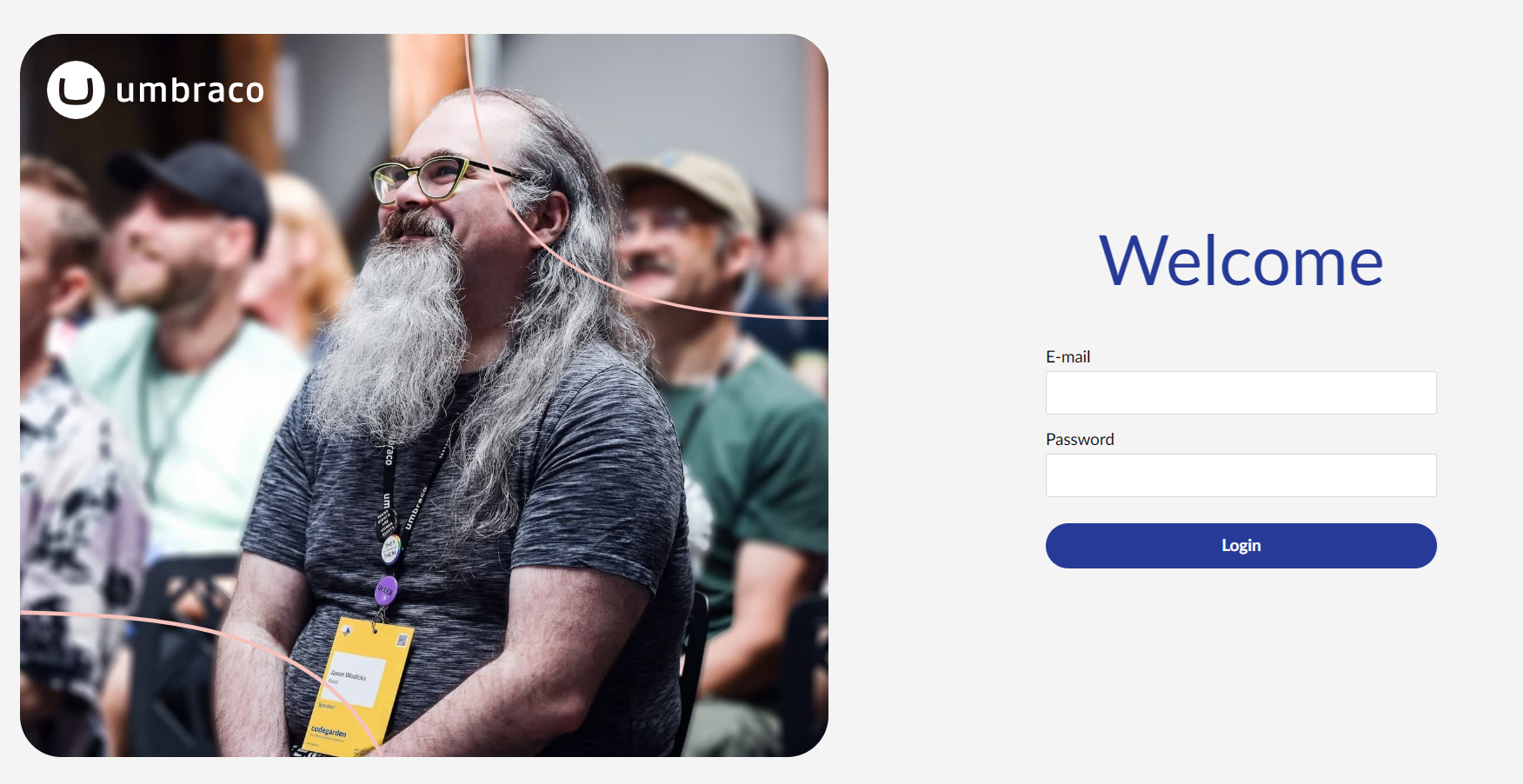 Umbraco Backoffice Schermata di accesso