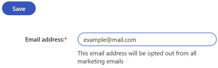 XTR K13 Gestione dei destinatari delle email di marketing Disiscrivere destinatari da tutte le email di marketing
