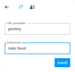 XTR K13 Parametro URL