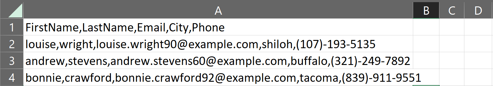 XTR K13 Inviare email ai contatti importati Inizia esportando i contatti esistenti